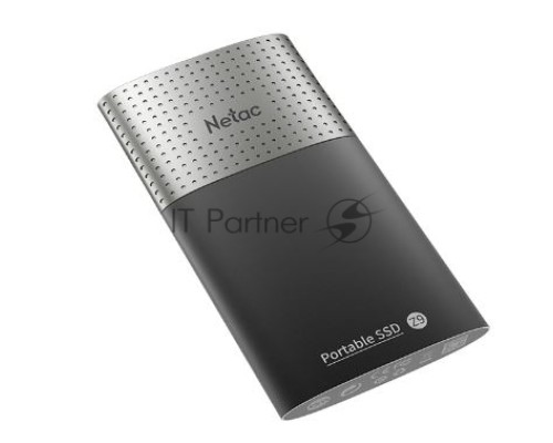 Внешний накопитель SSD External Netac 250Gb Z9 <NT01Z9-250G-32BK> (USB3.2, up to 550/480MBs, 90х47.5х11.5mm, Aluminium+Plastic)