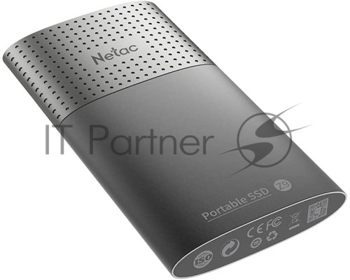 Внешний накопитель SSD External Netac 250Gb Z9 <NT01Z9-250G-32BK> (USB3.2, up to 550/480MBs, 90х47.5х11.5mm, Aluminium+Plastic)