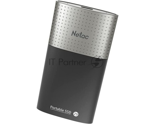 Внешний накопитель SSD External Netac 250Gb Z9 <NT01Z9-250G-32BK> (USB3.2, up to 550/480MBs, 90х47.5х11.5mm, Aluminium+Plastic)