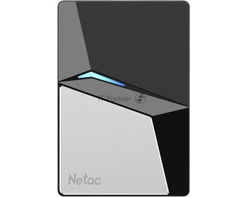 Внешний накопитель SSD External Netac 960Gb Z7S <NT01Z7S-960G-32BK> (USB3.2, up to 550/480MBs, 89х60х11.5mm, Aluminium+Steel+Plastic)