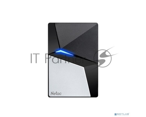Внешний накопитель SSD External Netac 960Gb Z7S <NT01Z7S-960G-32BK> (USB3.2, up to 550/480MBs, 89х60х11.5mm, Aluminium+Steel+Plastic)