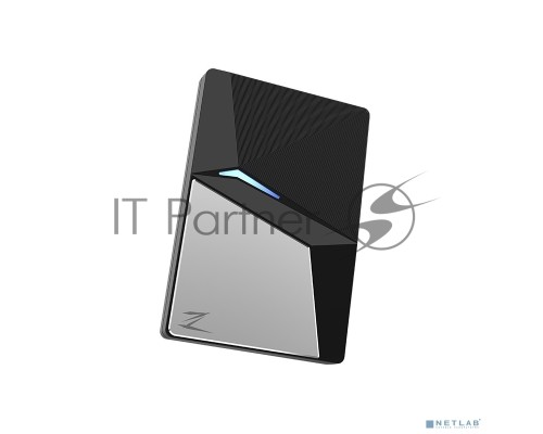 Внешний накопитель SSD External Netac 960Gb Z7S <NT01Z7S-960G-32BK> (USB3.2, up to 550/480MBs, 89х60х11.5mm, Aluminium+Steel+Plastic)