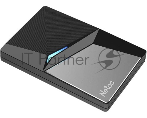 Внешний накопитель SSD External Netac 960Gb Z7S <NT01Z7S-960G-32BK> (USB3.2, up to 550/480MBs, 89х60х11.5mm, Aluminium+Steel+Plastic)