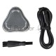 Бритва Galaxy Line GL 4209, серебряный с черным, роторная, аккумуляторная, 5 Вт, Li-Ion аккумулятор емкостью 600 мА*ч, время непрерывной работы до 1,5 ч, ножи из нержавеющей стали, 3 независимые плавающие головки, возможность промывки бреющего блока, инд