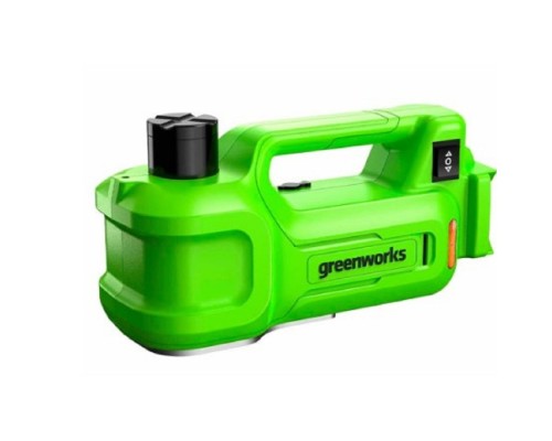 [Домкраты] Greenworks G24JACK Гидравлический автомобильный домкрат, 24v, без АКБ и ЗУ (аккумуляторный) в сумке [3401407]