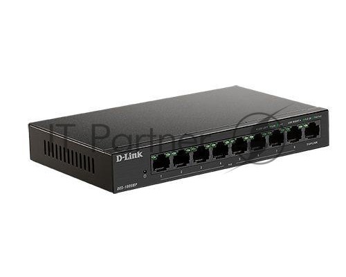 Коммутатор D-Link DES-1009MP/A1A, 9-Port Desktop Gigabit PoE Switch
