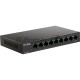 Коммутатор D-Link DES-1009MP/A1A, 9-Port Desktop Gigabit PoE Switch
