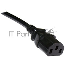 Шнур питания C13-Schuko угловая, 3х0.75, 220В, 10А, черный, 5 метров