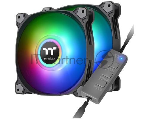 Вентилятор Pure Duo 12 ARGB Sync Radiator Fan 2 Pack [CL-F115-PL12SW-A] Thermaltake