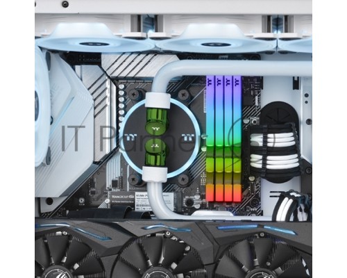 Фитинг для сво Thermaltake Pacific G1/4 90 Degree Adapter [CL-W052-CU00GR-A]  - Green/DIY LCS/Fitting/2 Pack