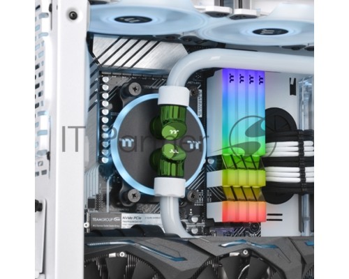 Фитинг для сво Thermaltake Pacific G1/4 90 Degree Adapter [CL-W052-CU00GR-A]  - Green/DIY LCS/Fitting/2 Pack