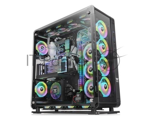Корпус Thermaltake Core P8 TG Black CA-1Q2-00M1WN-00 Black/Wall Mount/SPCC/4mm Tempered Glass*3