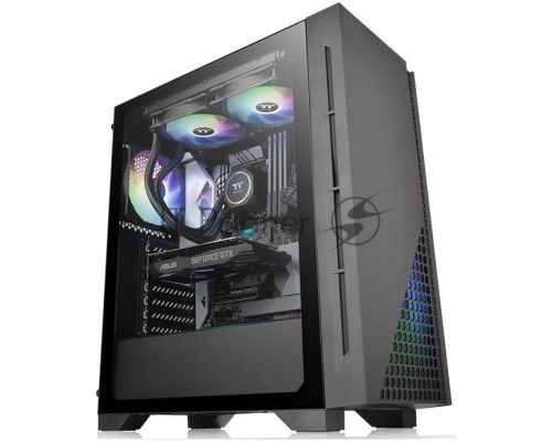 Компьютерный корпус Thermaltake H330 TG CA-1R8-00M1WN-00 Black/Win/SPCC/Tempered Glass*1/120mm Standard Fan*1 Компьютерный корпус Thermaltake H330 TG CA-1R8-00M1WN-00 Black/Win/SPCC/Tempered Glass*1/120mm Standard Fan*1
