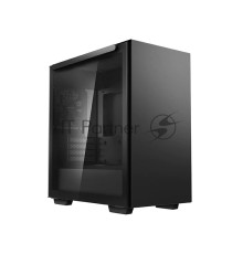 Корпус Deepcool MACUBE 110 BK без БП, боковое окно (закаленное стекло), черный, mATX