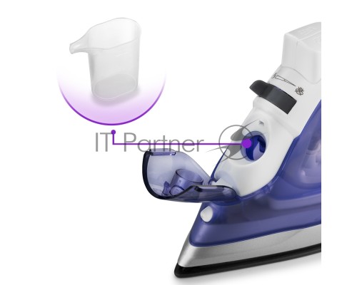 Утюг Kitfort KT-2603 1300Вт белый/фиолетовый
