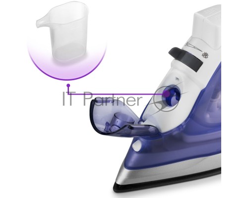 Утюг Kitfort KT-2603 1300Вт белый/фиолетовый