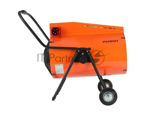 Тепловентилятор электрический Patriot PT-R 24, 380В, терморегулятор, нерж.ТЭН, вилка встраиваемая на блоке управления.
