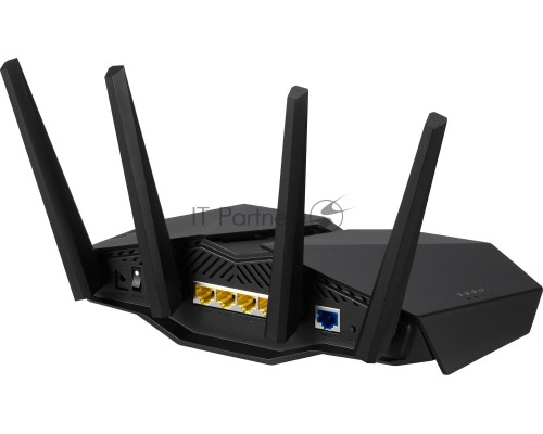Роутер ASUS RT-AX82U // роутер 802.11b/g/n/ac/ax, до 574 + 4804Мбит/c, 2,4 + 5 гГц, 4 антенны, USB, GBT LAN ; 90IG05G0-MO3R10