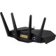 Роутер ASUS RT-AX82U // роутер 802.11b/g/n/ac/ax, до 574 + 4804Мбит/c, 2,4 + 5 гГц, 4 антенны, USB, GBT LAN ; 90IG05G0-MO3R10