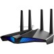 Роутер ASUS RT-AX82U // роутер 802.11b/g/n/ac/ax, до 574 + 4804Мбит/c, 2,4 + 5 гГц, 4 антенны, USB, GBT LAN ; 90IG05G0-MO3R10