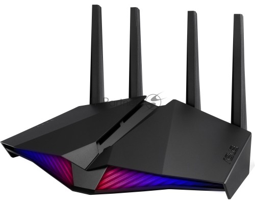 Роутер ASUS RT-AX82U // роутер 802.11b/g/n/ac/ax, до 574 + 4804Мбит/c, 2,4 + 5 гГц, 4 антенны, USB, GBT LAN ; 90IG05G0-MO3R10
