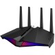 Роутер ASUS RT-AX82U // роутер 802.11b/g/n/ac/ax, до 574 + 4804Мбит/c, 2,4 + 5 гГц, 4 антенны, USB, GBT LAN ; 90IG05G0-MO3R10