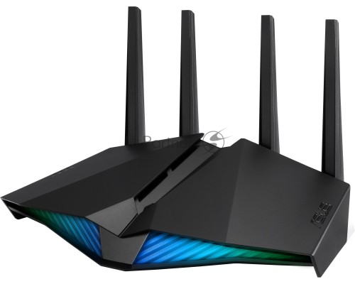 Роутер ASUS RT-AX82U // роутер 802.11b/g/n/ac/ax, до 574 + 4804Мбит/c, 2,4 + 5 гГц, 4 антенны, USB, GBT LAN ; 90IG05G0-MO3R10