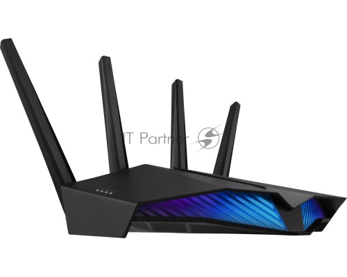 Роутер ASUS RT-AX82U // роутер 802.11b/g/n/ac/ax, до 574 + 4804Мбит/c, 2,4 + 5 гГц, 4 антенны, USB, GBT LAN ; 90IG05G0-MO3R10