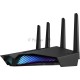 Роутер ASUS RT-AX82U // роутер 802.11b/g/n/ac/ax, до 574 + 4804Мбит/c, 2,4 + 5 гГц, 4 антенны, USB, GBT LAN ; 90IG05G0-MO3R10