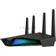 Роутер ASUS RT-AX82U // роутер 802.11b/g/n/ac/ax, до 574 + 4804Мбит/c, 2,4 + 5 гГц, 4 антенны, USB, GBT LAN ; 90IG05G0-MO3R10