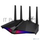 Роутер ASUS RT-AX82U // роутер 802.11b/g/n/ac/ax, до 574 + 4804Мбит/c, 2,4 + 5 гГц, 4 антенны, USB, GBT LAN ; 90IG05G0-MO3R10