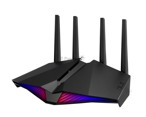 Роутер ASUS RT-AX82U // роутер 802.11b/g/n/ac/ax, до 574 + 4804Мбит/c, 2,4 + 5 гГц, 4 антенны, USB, GBT LAN ; 90IG05G0-MO3R10