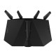 Роутер ASUS RT-AX82U // роутер 802.11b/g/n/ac/ax, до 574 + 4804Мбит/c, 2,4 + 5 гГц, 4 антенны, USB, GBT LAN ; 90IG05G0-MO3R10