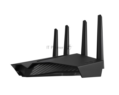 Роутер ASUS RT-AX82U // роутер 802.11b/g/n/ac/ax, до 574 + 4804Мбит/c, 2,4 + 5 гГц, 4 антенны, USB, GBT LAN ; 90IG05G0-MO3R10