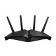 Роутер ASUS RT-AX82U // роутер 802.11b/g/n/ac/ax, до 574 + 4804Мбит/c, 2,4 + 5 гГц, 4 антенны, USB, GBT LAN ; 90IG05G0-MO3R10