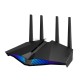 Роутер ASUS RT-AX82U // роутер 802.11b/g/n/ac/ax, до 574 + 4804Мбит/c, 2,4 + 5 гГц, 4 антенны, USB, GBT LAN ; 90IG05G0-MO3R10