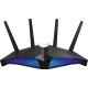 Роутер ASUS RT-AX82U // роутер 802.11b/g/n/ac/ax, до 574 + 4804Мбит/c, 2,4 + 5 гГц, 4 антенны, USB, GBT LAN ; 90IG05G0-MO3R10