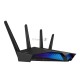 Роутер ASUS RT-AX82U // роутер 802.11b/g/n/ac/ax, до 574 + 4804Мбит/c, 2,4 + 5 гГц, 4 антенны, USB, GBT LAN ; 90IG05G0-MO3R10