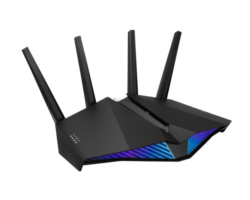 Роутер ASUS RT-AX82U // роутер 802.11b/g/n/ac/ax, до 574 + 4804Мбит/c, 2,4 + 5 гГц, 4 антенны, USB, GBT LAN ; 90IG05G0-MO3R10