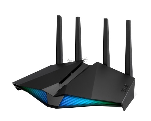 Роутер ASUS RT-AX82U // роутер 802.11b/g/n/ac/ax, до 574 + 4804Мбит/c, 2,4 + 5 гГц, 4 антенны, USB, GBT LAN ; 90IG05G0-MO3R10