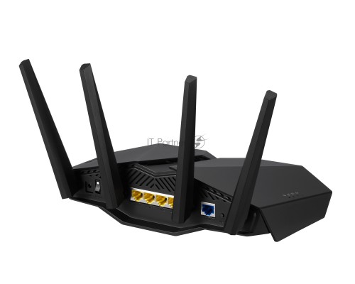 Роутер ASUS RT-AX82U // роутер 802.11b/g/n/ac/ax, до 574 + 4804Мбит/c, 2,4 + 5 гГц, 4 антенны, USB, GBT LAN ; 90IG05G0-MO3R10