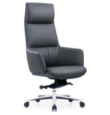 Кресло руководителя Cactus CS-LBK-MILANO кожа с подголов. крестов. алюминий