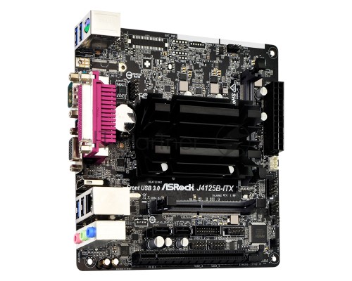 Материнская плата Asrock J4125B-ITX 2xDDR4 mini-ITX AC`97 8ch(7.1) GbLAN+VGA+HDMI