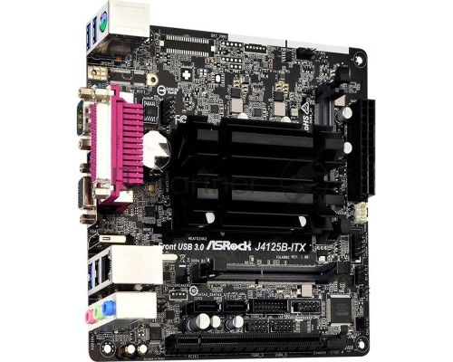 Материнская плата Asrock J4125B-ITX 2xDDR4 mini-ITX AC`97 8ch(7.1) GbLAN+VGA+HDMI