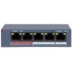 Коммутатор HiWatch DS-S504P(B) 5x100Mb 4PoE+ 35W неуправляемый
