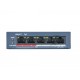 Коммутатор HiWatch DS-S504P(B) 5x100Mb 4PoE+ 35W неуправляемый