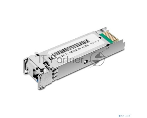 Модуль TP-Link SFP 1000Base-BX WDM Bi-Directional SFP module, TX: 1310 nm and RX: 1550 nm, 1 LC Simplex port , up to 2 km transmission distance in 9/125 μm SMF (Single-Mode Fiber), Supports Digital Diagnostic Monitoring (DDM).