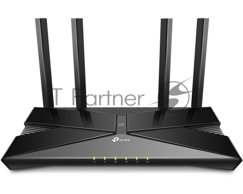 Роутер TP-Link AX3000 Dual Band Wireless Gigabit Router, Next-Gen Gigabit Wi-Fi 6, 2402Mbps at 5G and 574Mbps at 2.4G, Dual-Core Intel CPU, 1*USB 3.0 Port, 4 external antennas, support NitroQAM,OFDMA,MU-MIMO,Airtime Fairness,Beamforming, support Russia P