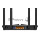 Роутер TP-Link AX3000 Dual Band Wireless Gigabit Router, Next-Gen Gigabit Wi-Fi 6, 2402Mbps at 5G and 574Mbps at 2.4G, Dual-Core Intel CPU, 1*USB 3.0 Port, 4 external antennas, support NitroQAM,OFDMA,MU-MIMO,Airtime Fairness,Beamforming, support Russia P