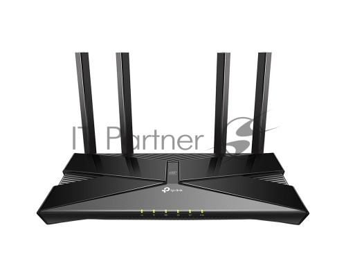 Роутер TP-Link AX3000 Dual Band Wireless Gigabit Router, Next-Gen Gigabit Wi-Fi 6, 2402Mbps at 5G and 574Mbps at 2.4G, Dual-Core Intel CPU, 1*USB 3.0 Port, 4 external antennas, support NitroQAM,OFDMA,MU-MIMO,Airtime Fairness,Beamforming, support Russia P